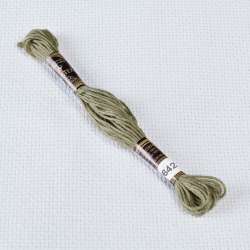 Мулине Bestex 642 8м, Бежево-серый, тёмный