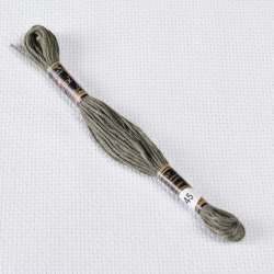 Мулине Bestex 645 8м, Боброво-серый, очень тёмный