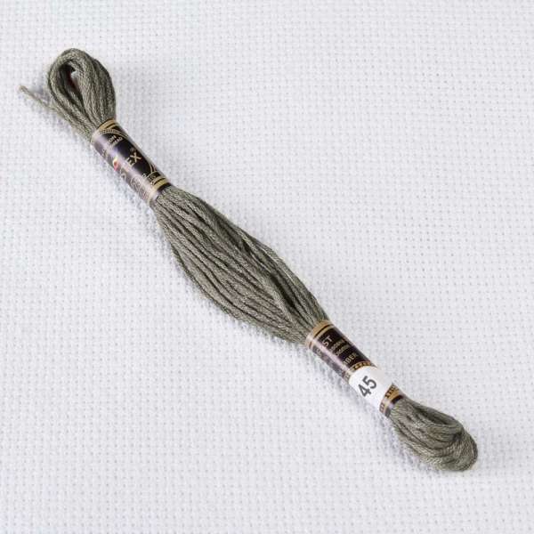 Мулине Bestex 645 8м, Боброво-серый, очень тёмный