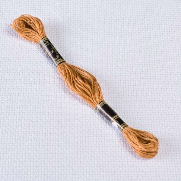 Мулине Bestex 680 8м, Старого золота, тёмный