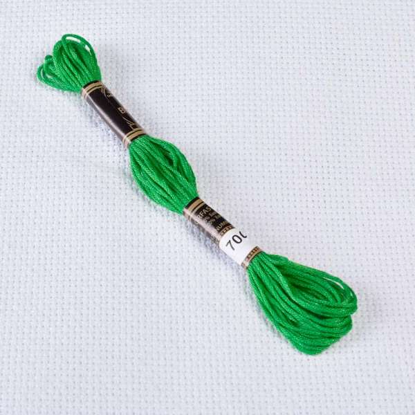 Мулине Bestex 700 8м, Рождественский зеленый, яркий