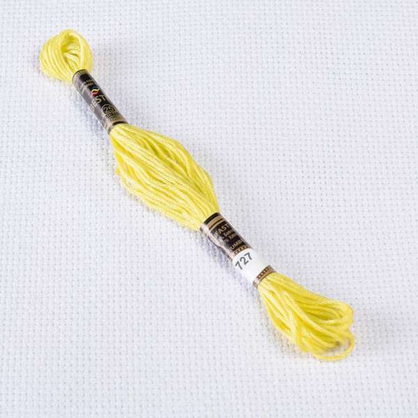 Мулине Bestex 727 8м, Топаз, очень светлый