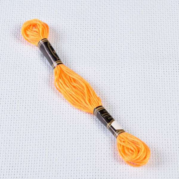 Мулине Bestex 742 8м, Мандариновый, светлый