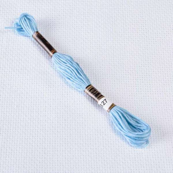 Мулине Bestex 827 8м, Синий, очень светлый