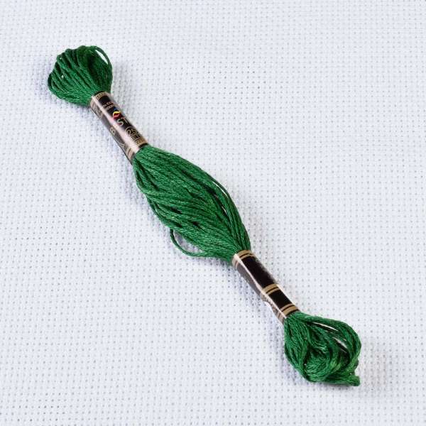 Мулине Bestex 895 8м, Защитный, грязновато зеленый, очень тёмный