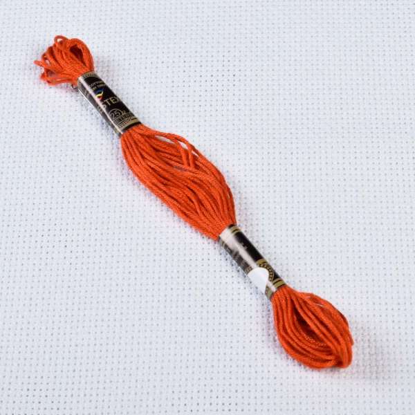 Мулине Bestex 900 8м, Оранжево-жженый, тёмный