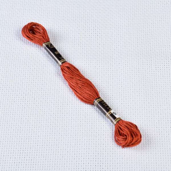 Мулине Bestex 918 8м, Красной меди, тёмный