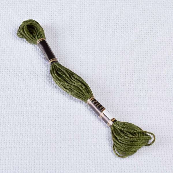 Мулине Bestex 936 8м, Авокадо, очень тёмный