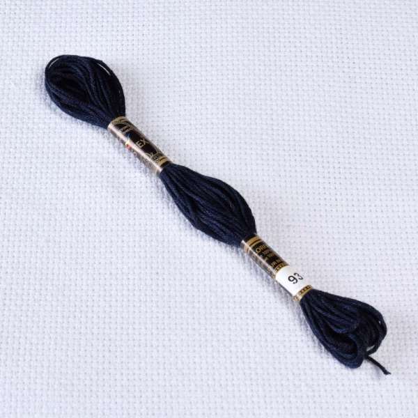 Мулине Bestex 939 8м, Темно-синий, очень тёмный