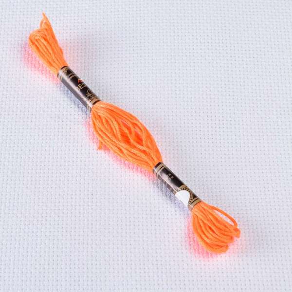 Мулине Bestex 970 8м, Тыквенный, яркий