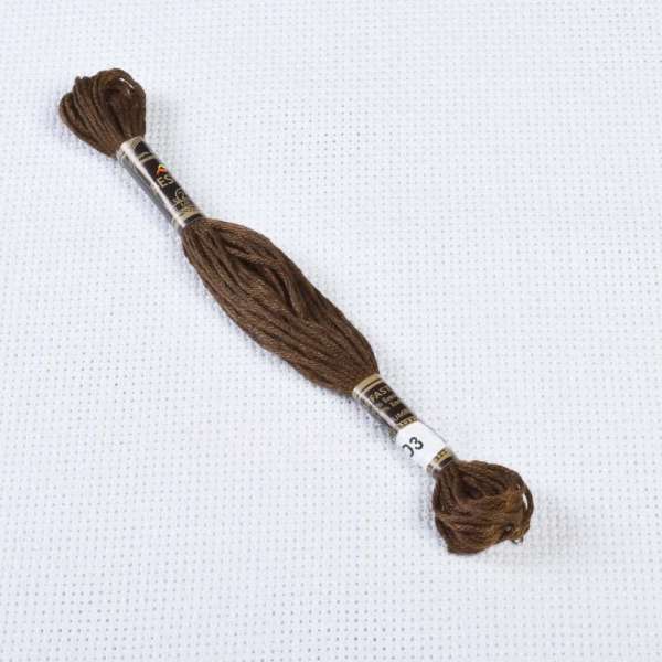 Мулине Bestex 3031 8м, Мокка, очень тёмный