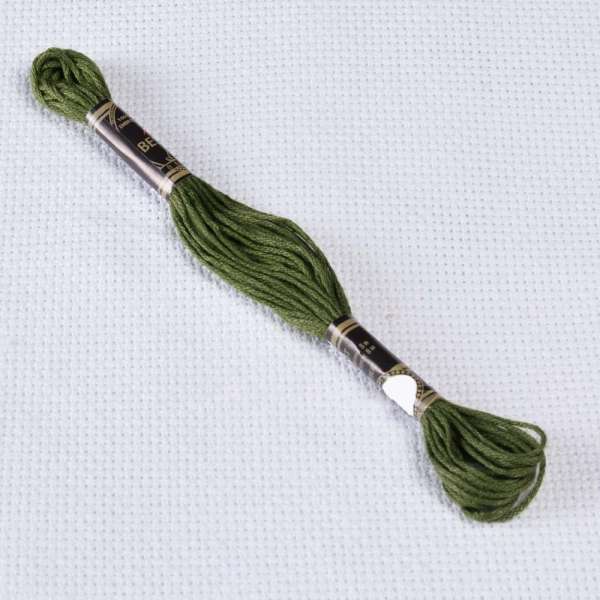 Мулине Bestex 3051 8м, Серо-зеленый, тёмный