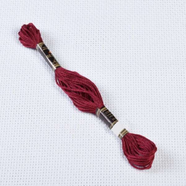 Мулине Bestex 3685 8м, Розовато-лиловый, очень тёмный