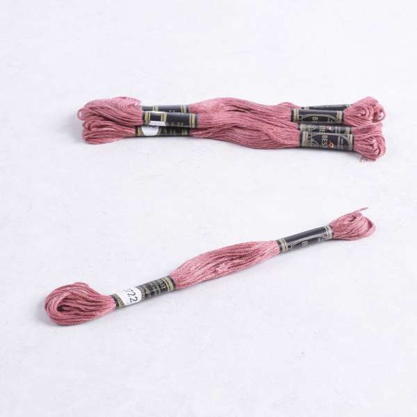 Мулине Bestex 3722 8м, Розовых ракушек, средний