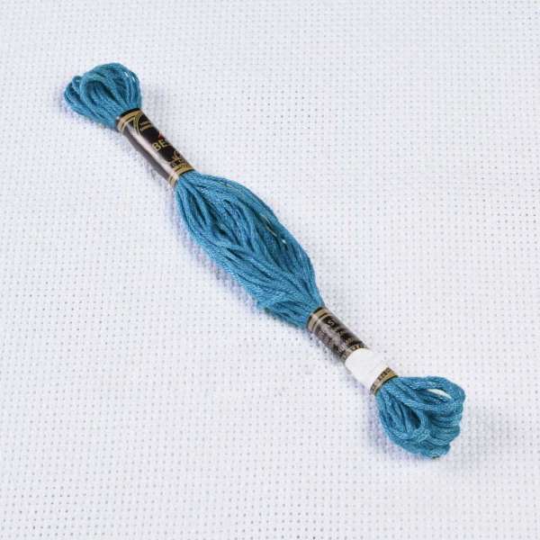 Мулине Bestex 3760 8м, Пыльно-синий, средний  (гжель)