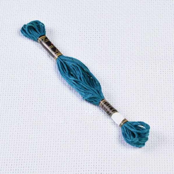 Мулине Bestex 3765 8м, Переливчатый синий, очень тёмный