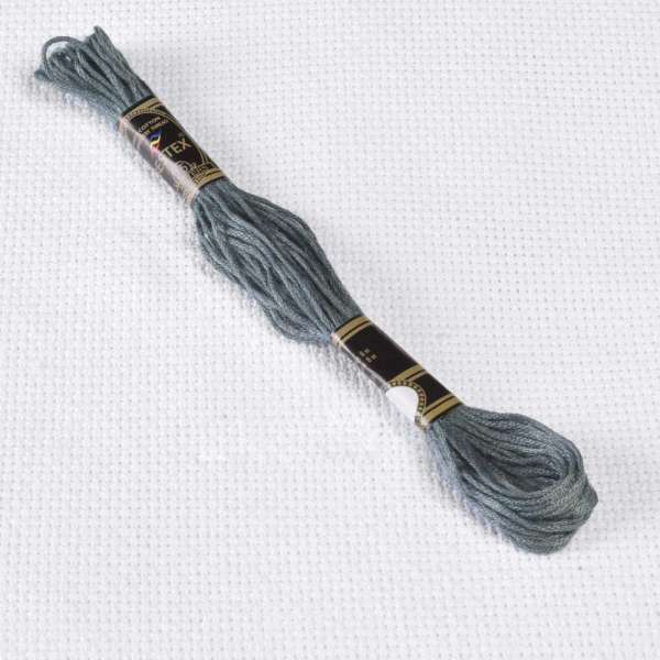 Мулине Bestex 3768 8м, Серо-зеленый