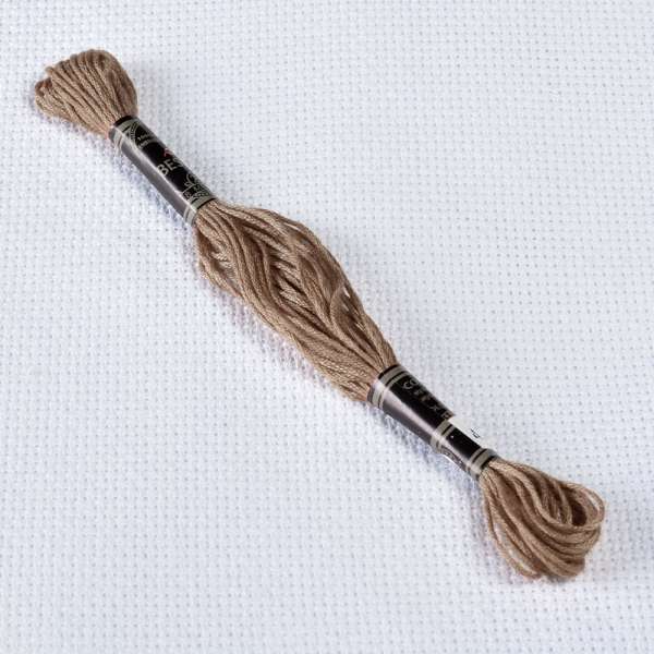 Мулине Bestex 3790 8м, Бежево-серый, ультра тёмный