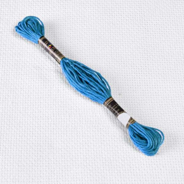 Мулине Bestex 3843 8м, Волнующе синий