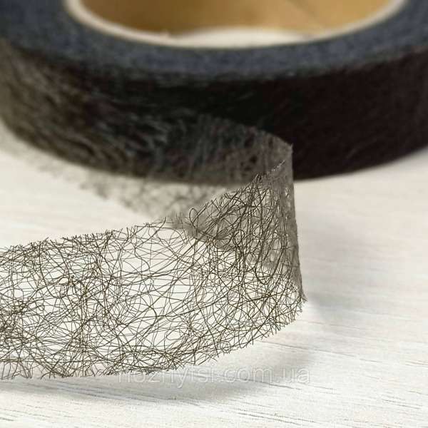 Паутинка клеевая 15мм черная