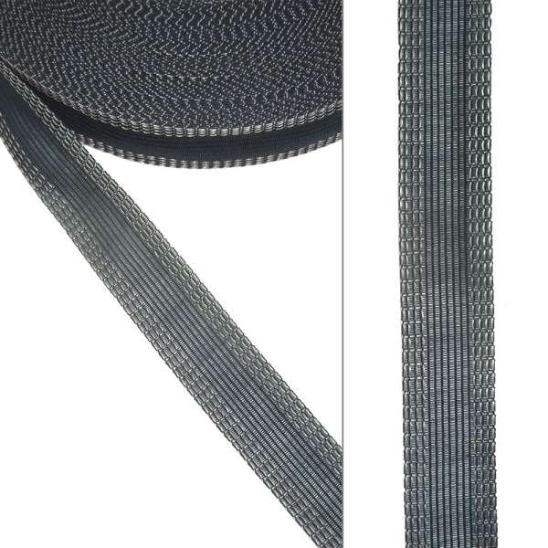 Клеевая для брюк 24 см серая темная