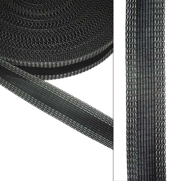 Клеевая для брюк 24мм черная