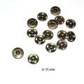 Кнопка металлическая 15мм антик