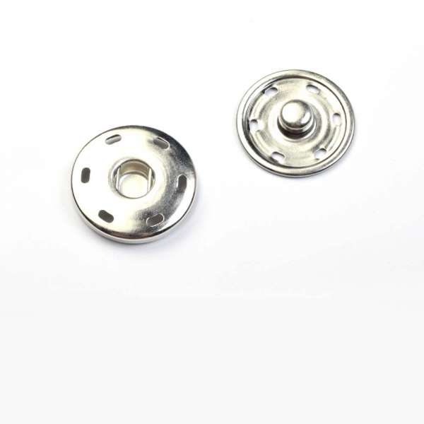 Кнопка металлическая 30мм хром