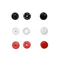 Кнопка пластмассовая 12мм 3 цвета