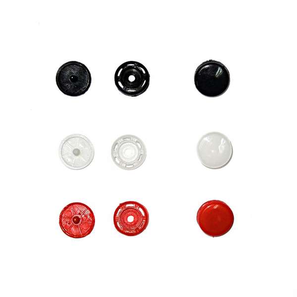 Кнопка пластмассовая 12мм 3 цвета