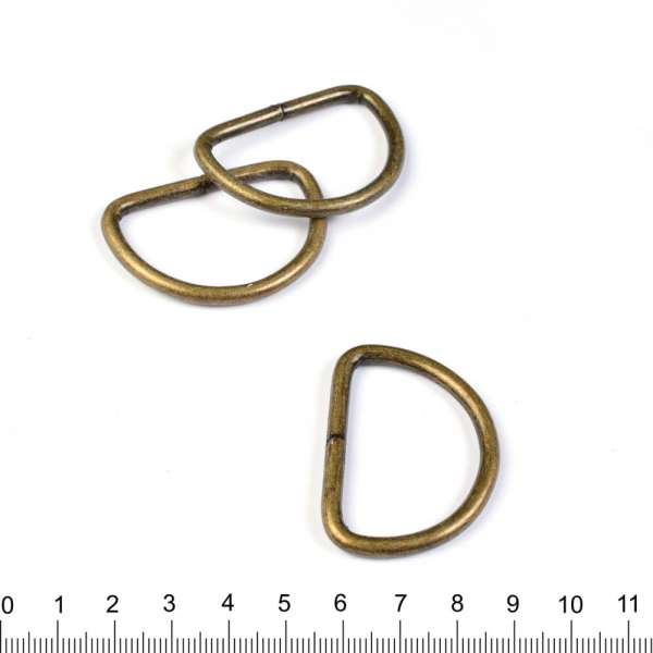 Полукольцо металл 40мм антик
