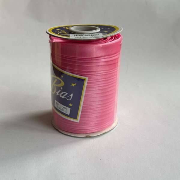 Косая бейка для опта розовая 8104