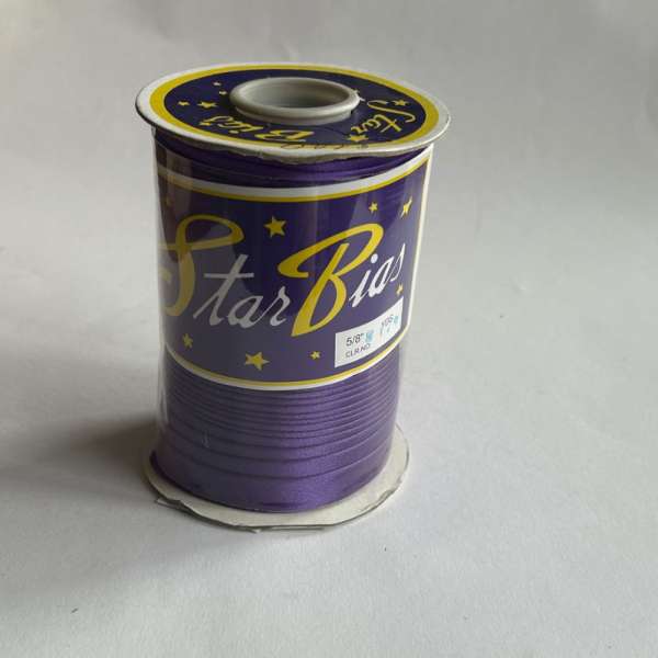 Косая бейка для опта фиолетовая 8129