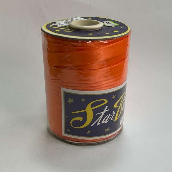 Косая бейка для опта оранжевая яркая