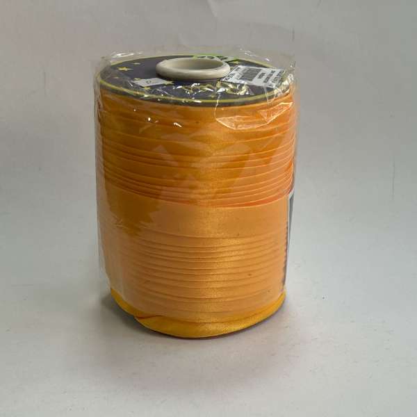 Косая бейка для опта желтая шафран