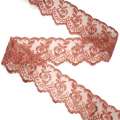Кружево капрон 40мм терракотовое