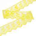 Кружево капрон 40мм желтое