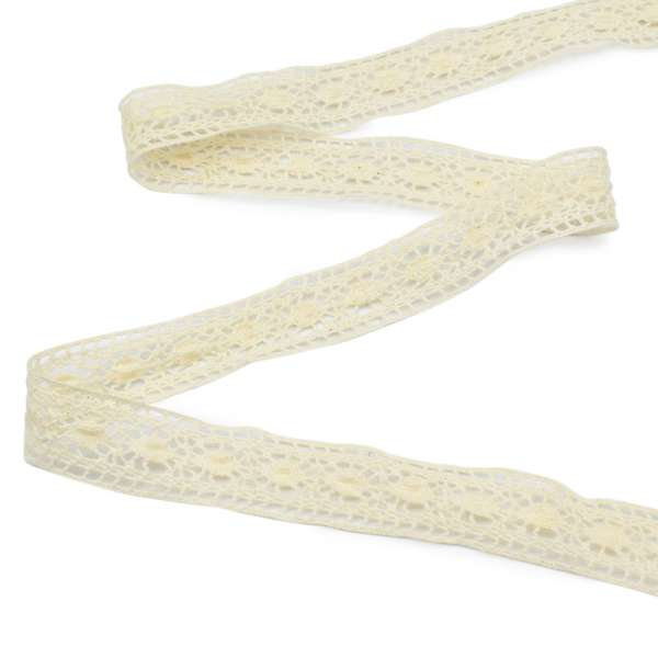 Кружево хлопок 20мм бежевое