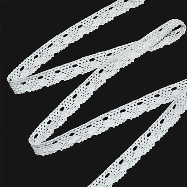 Кружево хлопок 15мм белое