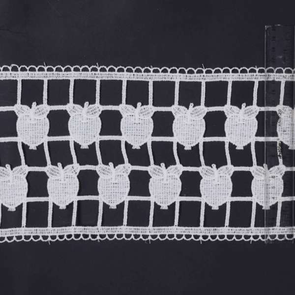 Кружево хлопок италия белое