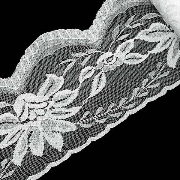 Кружево 140мм белое