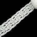 Кружево стрейч 40мм молочное