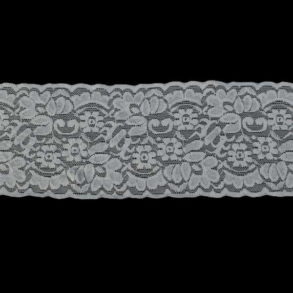 Кружево стрейч 100мм серое