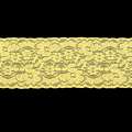 Кружево стрейч 100мм желтое