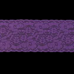 Кружево стрейч 100мм фиолетовое