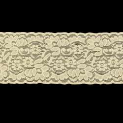 Кружево стрейч 100мм молочное