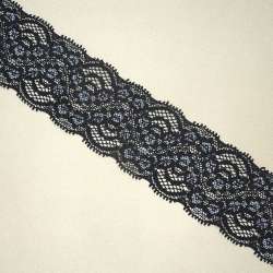 Кружево стрейч 45мм черное