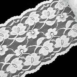 Кружево стрейч 150мм белое