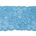 Кружево стрейч розы 175мм бирюзовое