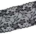 Кружево стрейч 180мм черное
